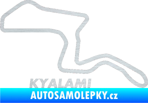 Samolepka Okruh Kyalami škrábaný hliník