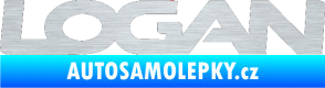 Samolepka Logan škrábaný hliník