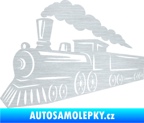 Samolepka Lokomotiva 003 levá škrábaný hliník
