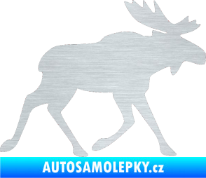 Samolepka Los 001 pravá škrábaný hliník