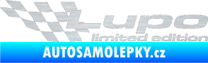 Samolepka Lupo limited edition levá škrábaný hliník