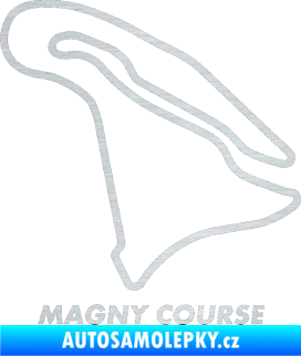 Samolepka Okruh Magny Course škrábaný hliník