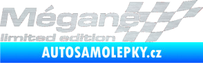 Samolepka Mégane limited edition pravá škrábaný hliník