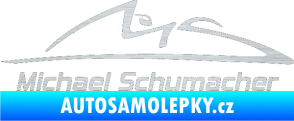 Samolepka Michael Schumacher 002 škrábaný hliník
