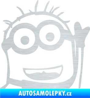 Samolepka Mimoň 002 pravá škrábaný hliník