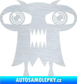 Samolepka Monstrum 003 pravá škrábaný hliník