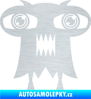 Samolepka Monstrum 003 levá škrábaný hliník