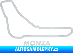 Samolepka Okruh Monza škrábaný hliník