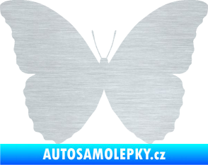 Samolepka Motýl 008 škrábaný hliník