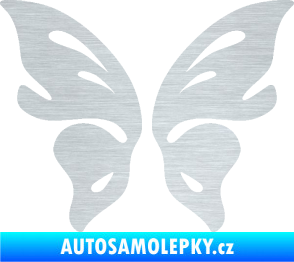 Samolepka Motýl 018 škrábaný hliník