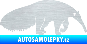 Samolepka Mravenečník 001 pravá škrábaný hliník