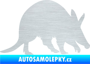 Samolepka Mravenečník 002 pravá škrábaný hliník