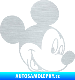 Samolepka Myšák Mickey 001 pravá škrábaný hliník
