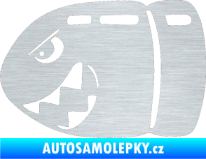 Samolepka Náboj 002 levá škrábaný hliník