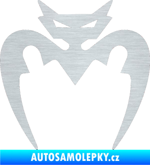 Samolepka Netopýr 001  škrábaný hliník