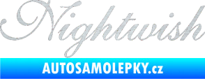 Samolepka Nightwish škrábaný hliník