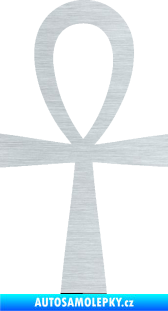 Samolepka Nilský kříž Ankh škrábaný hliník