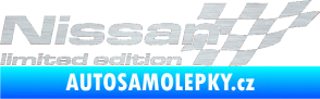 Samolepka Nissan limited edition pravá škrábaný hliník