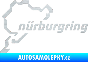 Samolepka Nurburgring škrábaný hliník