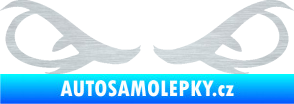 Samolepka Oči 001 škrábaný hliník