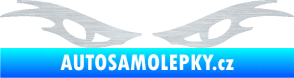 Samolepka Oči 003  škrábaný hliník