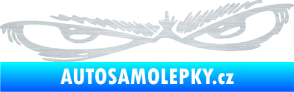 Samolepka Oči 005 pravá škrábaný hliník