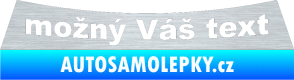 Samolepka Opel Astra G - zadní škrábaný hliník