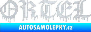 Samolepka Ortel škrábaný hliník