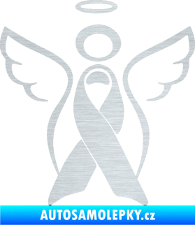 Samolepka Památeční andělíček memory škrábaný hliník