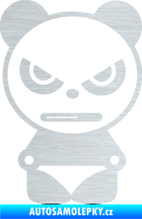 Samolepka Panda boy škrábaný hliník