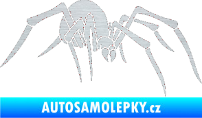 Samolepka Pavouk 002 - pravá škrábaný hliník