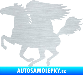 Samolepka Pegas 001 levá okřídlený kůň škrábaný hliník