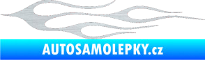 Samolepka Plameny 002 škrábaný hliník