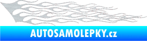 Samolepka Plameny 011 škrábaný hliník