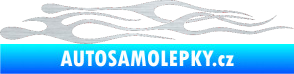 Samolepka Plameny 015 škrábaný hliník