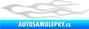 Samolepka Plameny 021 škrábaný hliník
