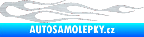 Samolepka Plameny 024 škrábaný hliník