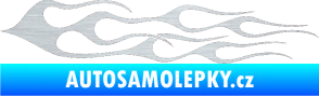 Samolepka Plameny 028 škrábaný hliník