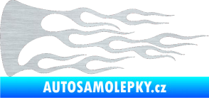 Samolepka Plameny 039 škrábaný hliník