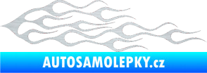 Samolepka Plameny 052 škrábaný hliník