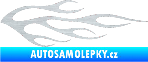 Samolepka Plameny 058 škrábaný hliník