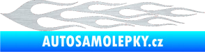 Samolepka Plameny 061 škrábaný hliník