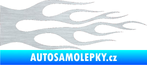 Samolepka Plameny 087 škrábaný hliník