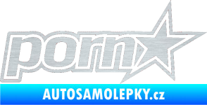 Samolepka Porn škrábaný hliník