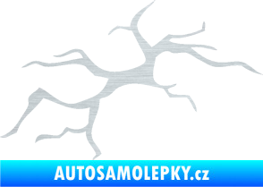 Samolepka Prasklina 001 škrábaný hliník