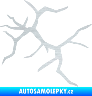 Samolepka Prasklina 007 škrábaný hliník