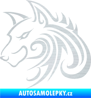 Samolepka Predator tattoo 001 levá škrábaný hliník