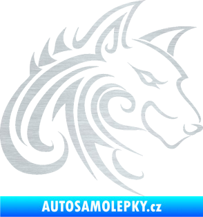 Samolepka Predator tattoo 001 pravá škrábaný hliník