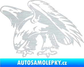 Samolepka Predators 001 levá orel škrábaný hliník