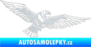 Samolepka Predators 028 pravá sup škrábaný hliník